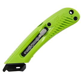 Pacific Handy Cutter S5R Box Cutter | Heavy Duty Utility Knife, Tape Splitter, & Film Cutter | 3-Position Retractable Box Cutter with Easy Blade Change | For Right Handed Users