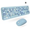 X9 Cute Wireless Keyboard and Mouse Combo - Retro Typewriter