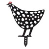 5Pcs Rooster Silhouette Acrylic Hollowed Assorted Style Rich Details Black