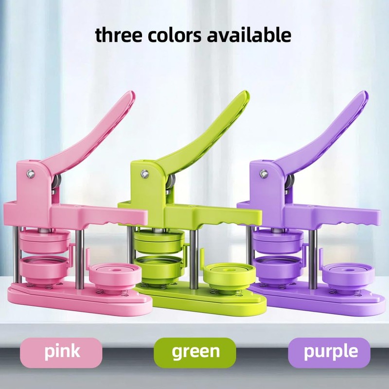 Button Maker Machine 58mm - (3 Gen) Installation-Free (2.25in) DIY