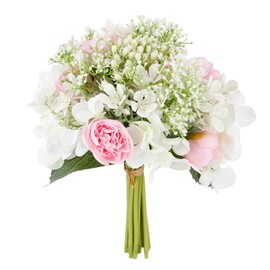 Simulation Wedding Bouquet Beautiful Bridal Holding Flower Wedding DecorationPink