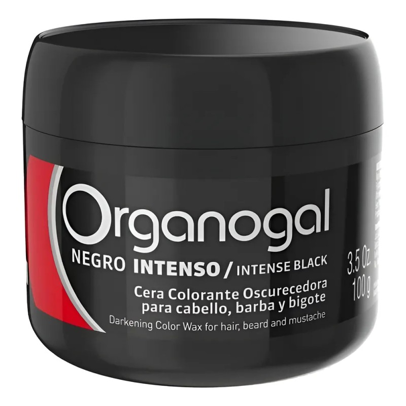 Cera Organogal Grisi Para Cabello, Barba Y Bigote 100g.