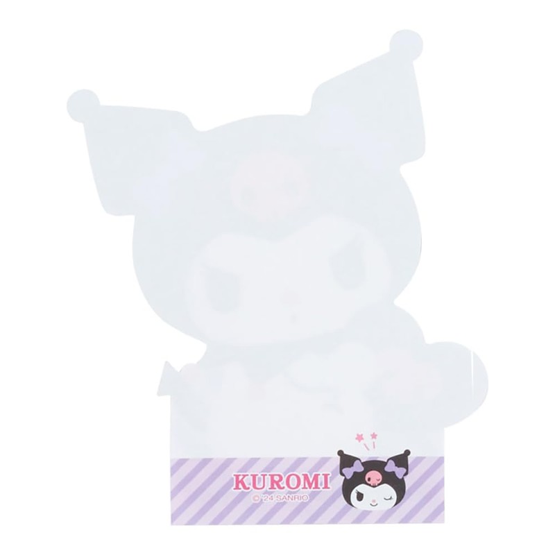 Sanrio 462161 Kuromi Character Shaped Memo, 5.0 x 4.3 x