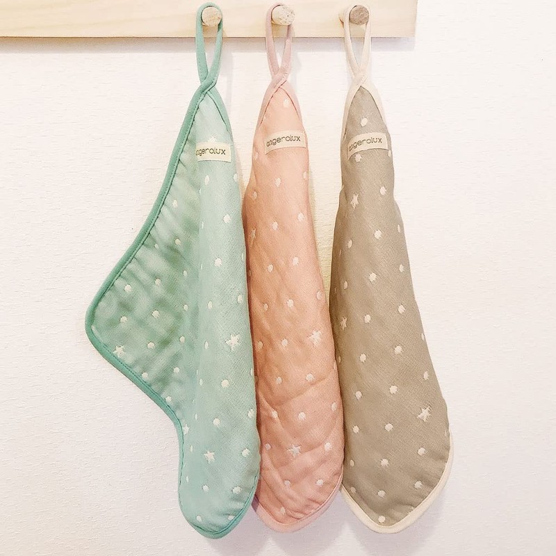 angerolux Angelolux Nursery Towel, Hand Towel, 6-ply Gauze, Loop Included,