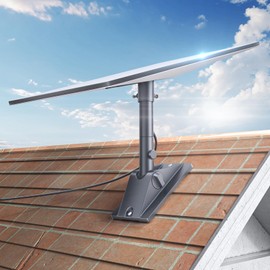 Starlink Gen 3 Mount, Starlink Pivot Mount with Pipe Adapter and Mast, Swiveling Mechanism Design, Standard Gen 3 Mount for Slanted, shingled Roofs, Easy to Install and Adjust.