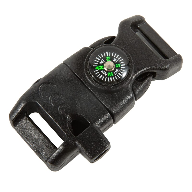 YEHAM 10 PCS Emergency Whistle Buckle Come with Compass&Fire Starter&Flint