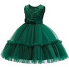 Bowknot Baby Girl Baptism Christening Ball Gown Dresses Toddler Wedding