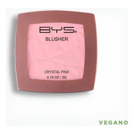 Rubor Bys Crystal Blush - Acabado Luminoso Y Natural 3g Tono del maquillaje Crystal pink