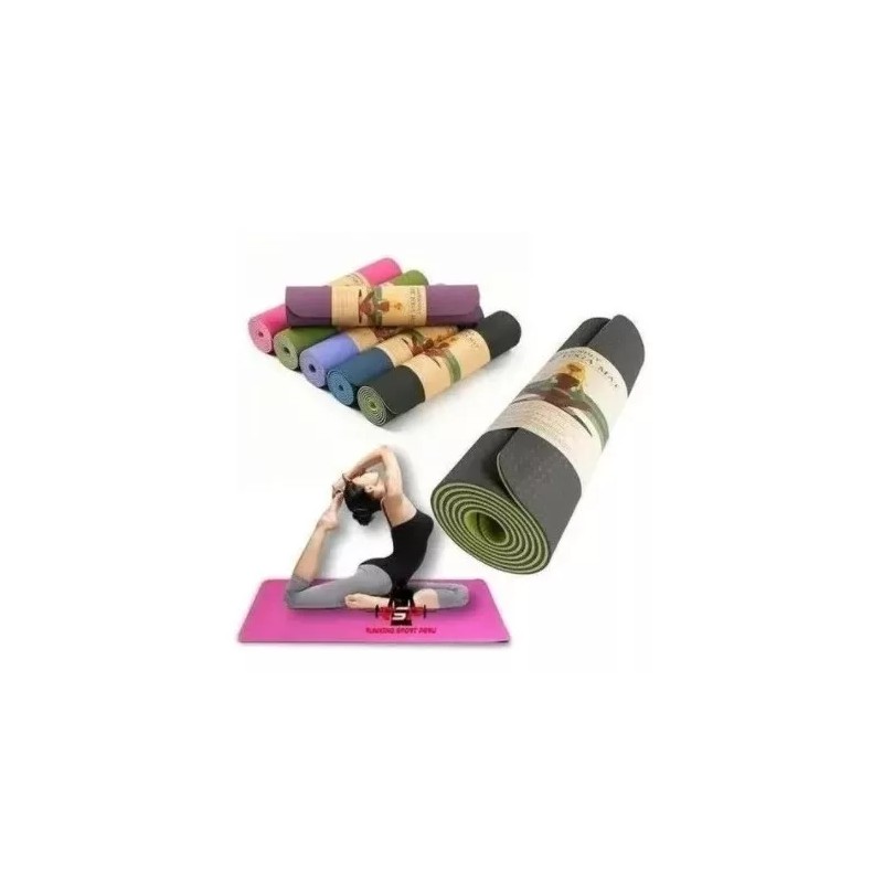 Misorel Tapete Para Yoga Ejercicios Fitness Pilates Multiusos