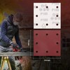 Sruhrak 110x115mm Sandpaper, 50 Pieces Sanding Sheets Hook and Loop