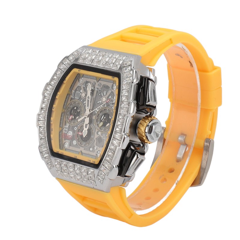Men Mechanical Watch 30M Waterproof Dial Hollow Automatic Mechanical Wrist