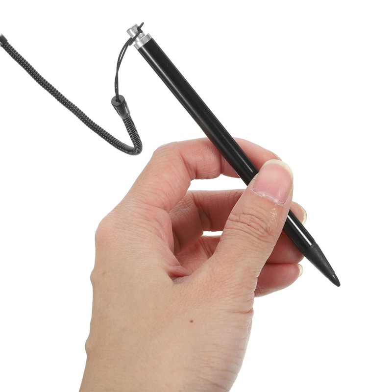 OSALADI 3pcs Capacitive Stylus Pens with Anti-Loss Spring Rope Portable