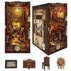 DIY Book Nook Kit, DIY Miniature Dollhouse Kit for Adults