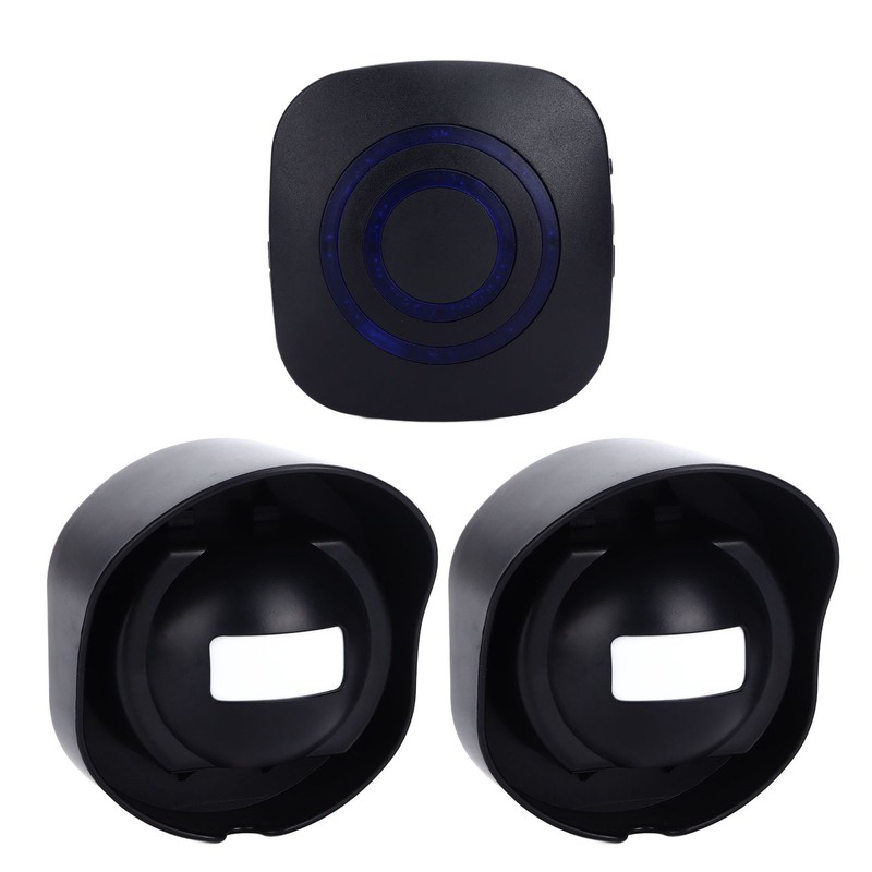 Smart Wireless Sensing Doorbell Waterproof Doorbell Security Alarm Kit for