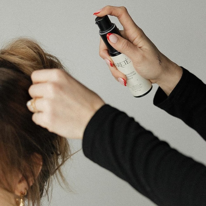 ARETÉ Micronized Dry Texture Pouf, Dry Shampoo for Women Texture