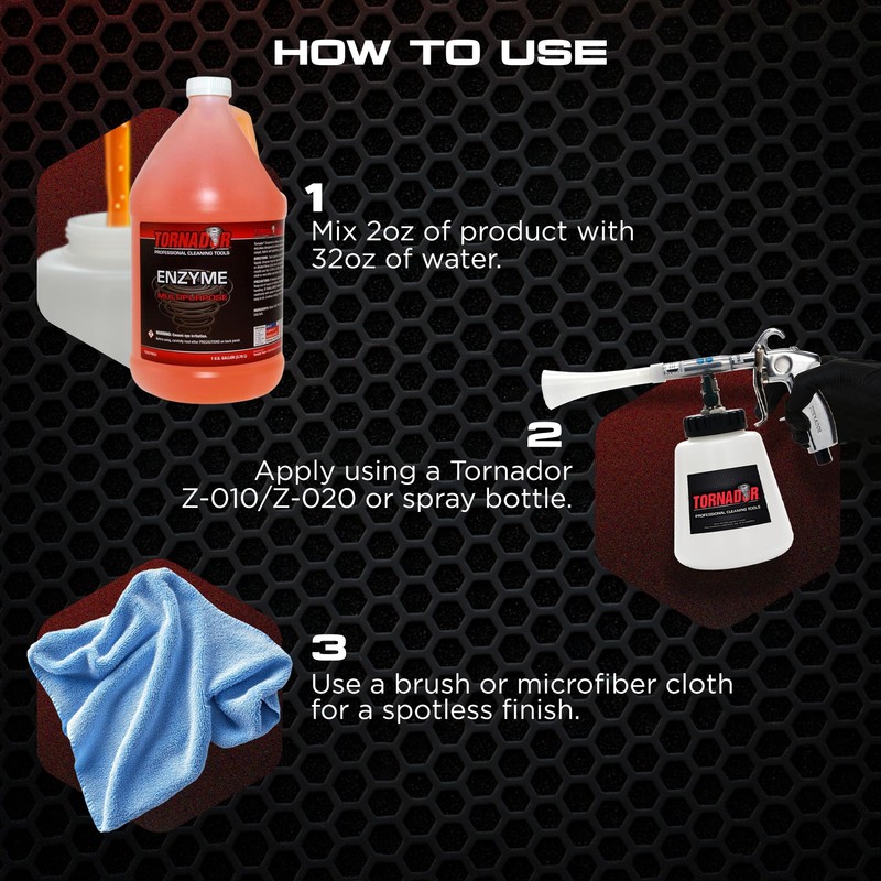 Tornador TC-Enzyme Multi-Purpose Cleaner – 1 Gallon | Enzyme Interior
