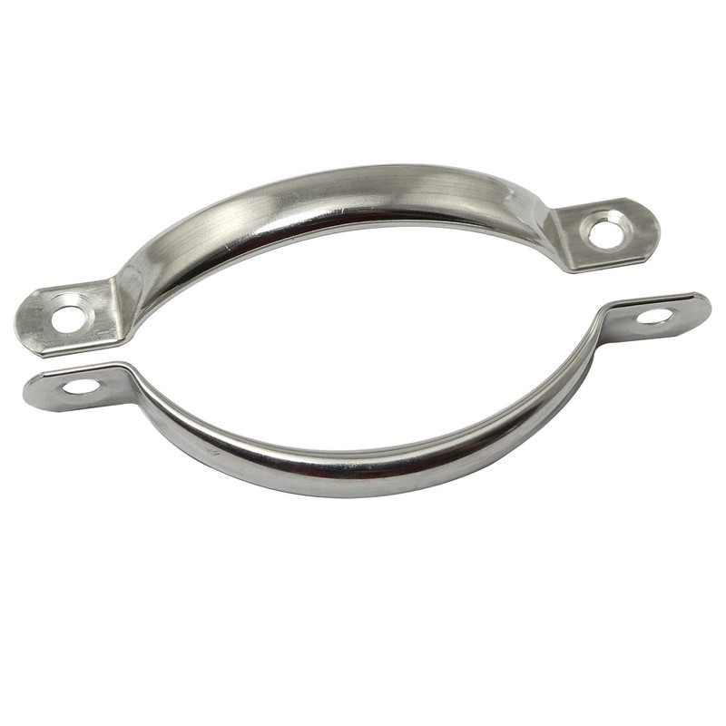 PZRT 2pcs 95mm Stainless Steel Door Handle Cabinet Drawer Hardware