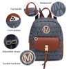 MKP - Mochila pequeña para mujer, bolso de hombro con