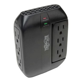 Tripp Lite SWIVEL6 Supresor de Picos, 1500 Joules, 6 Contactos Giratorios, LED, Conexión Directa, Multicontacto y Protector de Sobretensión