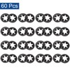 QUARKZMAN Pack of 60 Inner Tooth Star Washers M5 Compression