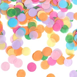 5000 Pieces confetti Multicolor Paper Confetti Round Tissue Confetti Table Confetti biodegradable confetti for Birthday Wedding Celebration Party Decoration (50g)