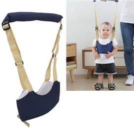 Baby Walking Harness,Baby Walking Traction Harness, Adjustable Soft Breathable Toddler Infant Walking Harness,Kids Walker Helper,for Baby 7-24 Months (Dark Blue)