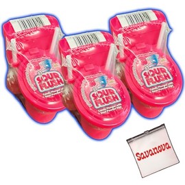 Kidsmania Sour Flush Candy Plunger with Sour Powder Dip Watermelon flavor (Pack of 3)