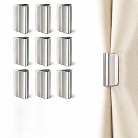 10pcs Curtain Clips, Magnetic Curtain Clips for Indoor, Outdoor, Bedroom