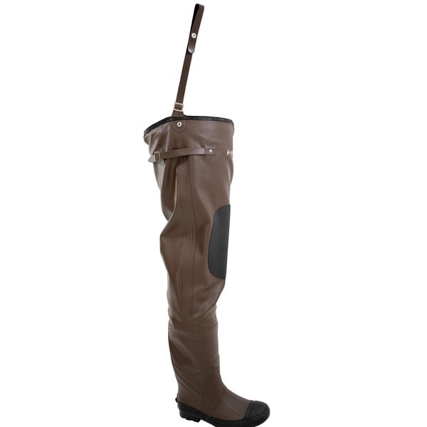 FROGG TOGGS Unisex-Youth Classic II Rubber BF Hip Wader, Brown,