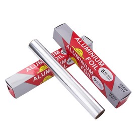 ORFOFE 3 Rolls Aluminum Foil Paper Roll Baking BBQ Foil Heavy Duty Tinfoil for Cooking Roasting and Grilling Versatile Kitchen Accessory for Outdoor and Indoor Use