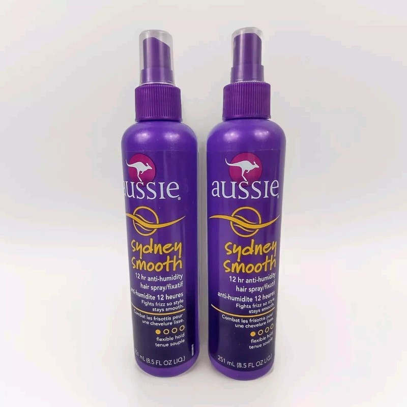 Aussie Sydney Smooth Anti-Humidity Hair Spray Spritz DISCONTINUED 8.5 Oz