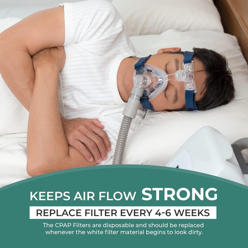 1pk Universal Fit in-Line Viral Filter for CPAP and BiPAP