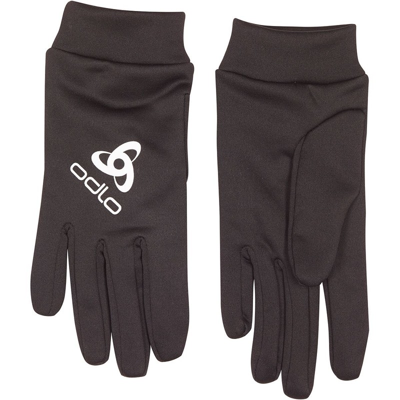 Odlo Gloves Stretch Fleece Liner Warm Gloves, black, s