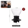 Prepare coffee according to the tea principle, immersion dripper switch,