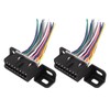 2PCS Diagnostic OBD2 16 PIN Female Connector Harness Car 16