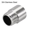 uxcell Shower Head Extension Arm Stainless Steel 1/2PT Male to