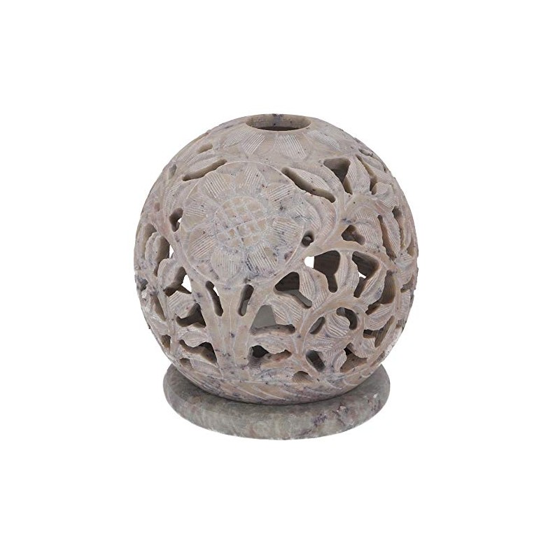 GURU SHOP GURU SHOP Indisches Duft Potpourri Beh?lter aus Speckstein,