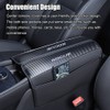 XITER 1PC Leather Center Console Armrest Cover with Side Pockets