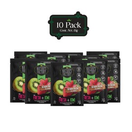 Nature's Factory Bebida Frutal en Polvo Sabor Fresa Kiwi, Bajo en Calorías, 10 piezas de 15 gramos