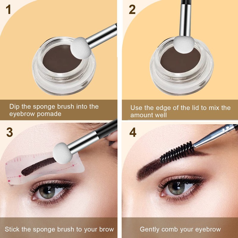 6 Pcs Foundation Sponge Powder Brush Makeup Puff Sponge with