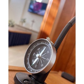 2Pcs Compass Navigation for Hiking, Multifunctional Portable Pocket Expedition Compass with Key Ring Accurate Waterproof Compass for Hiking Outdoor Camping, Motoring, Boating, Backpacking and Gift