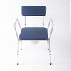 NRS Compact Dovedale Commode with Seat & Backrest, Medium, Modern