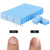 100 Pcs Mini Nail Buffer Blocks 180/100 Grit Sandwich Nail