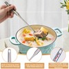 SUPAURORA Stainless Steel Kitchen Utensil Set, 6-Piece Cooking Tools with
