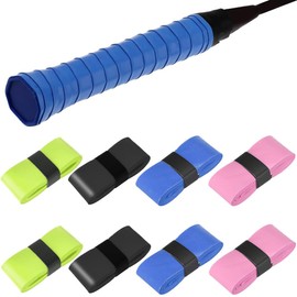 KOLZEMV Pack of 8 Grip Tape Non-Slip Overgrip Badminton Grip for Tennis Grip Tapes Squash Racket Badminton Grip Tape Badminton Grip Tape
