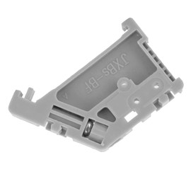 35mm DIN Rail Terminal Block End Stopper Mounting Brackets Grey Screw Fixing for Electrical Distribution Plastic Material Pack of 50 (Model 13)
