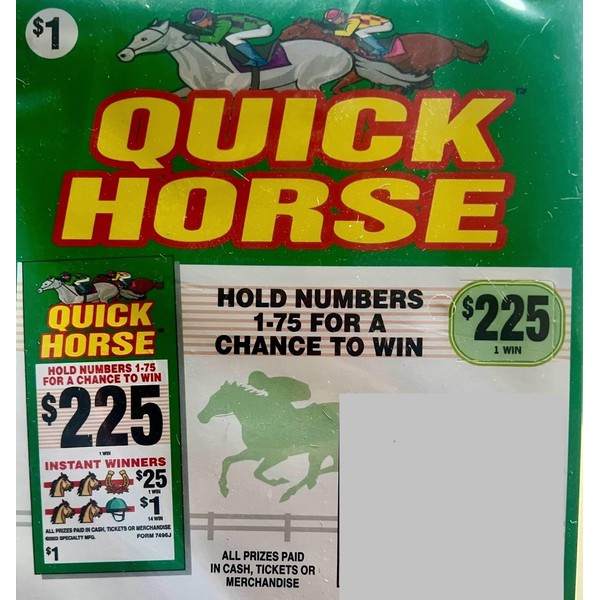 Generic Quick Horse Race $225 405 Tickets $141 Profit