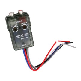 Ronyme High to Low Audio Converter Audio Signal Adapter Car Amplifier Wiring, Sturdy, Subwoofer Amplifier, High to Low RCA Line