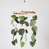 Green Leaf Mobile for Crib Mobile Forest Baby Mobile Green