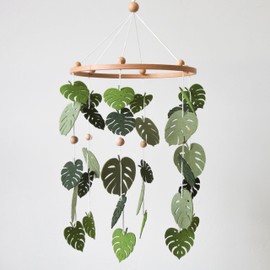 Green Leaf Mobile for Crib Mobile Forest Baby Mobile Green Forest Nursery décor